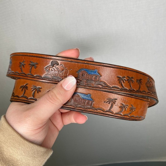 Alidad Estlo Ienfuegos | Leather Belt Brown 42‎ Mexico - Picture 5 of 7